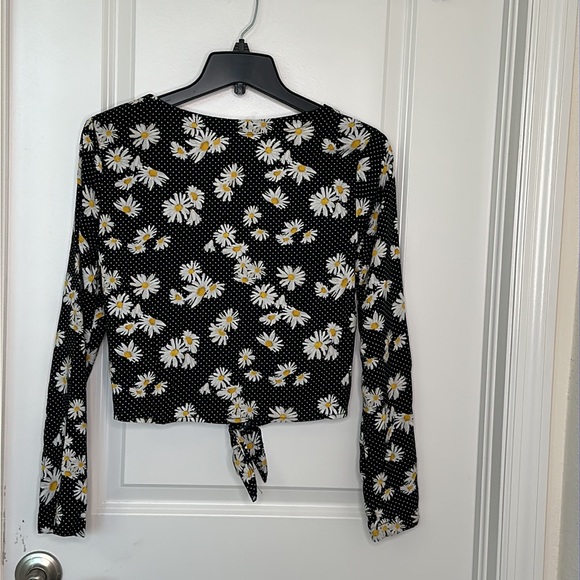 Daisy floral Long Sleeve blouse top - Picture 4 of 4